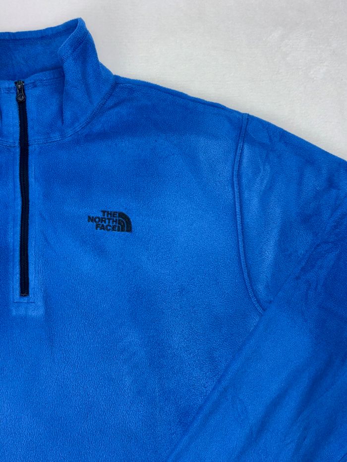 Polaire The North Face bleu quarter-zip homme taille L #STNF02225 - photo numéro 3