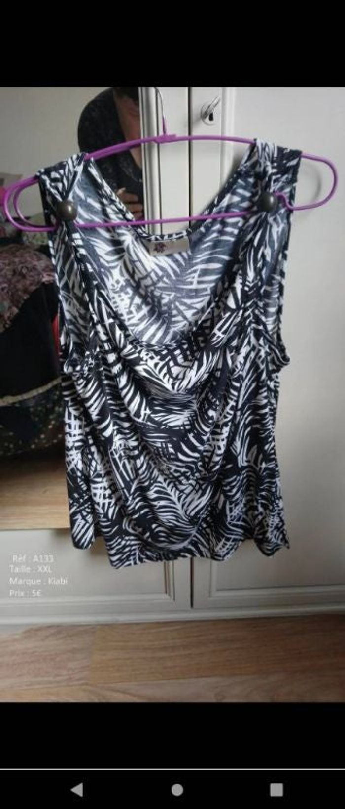 Tee Shirt Noir/blanc