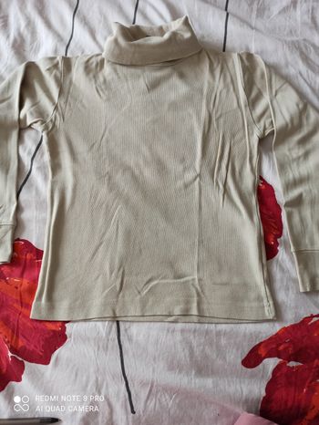 Sous pull beige 10 ans