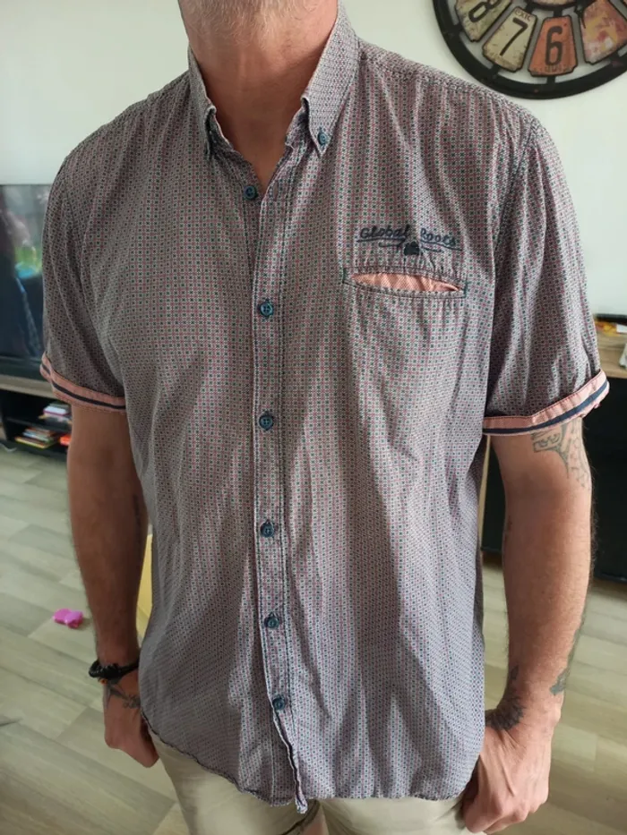 Lot 2 Chemises homme T.L - photo numéro 8