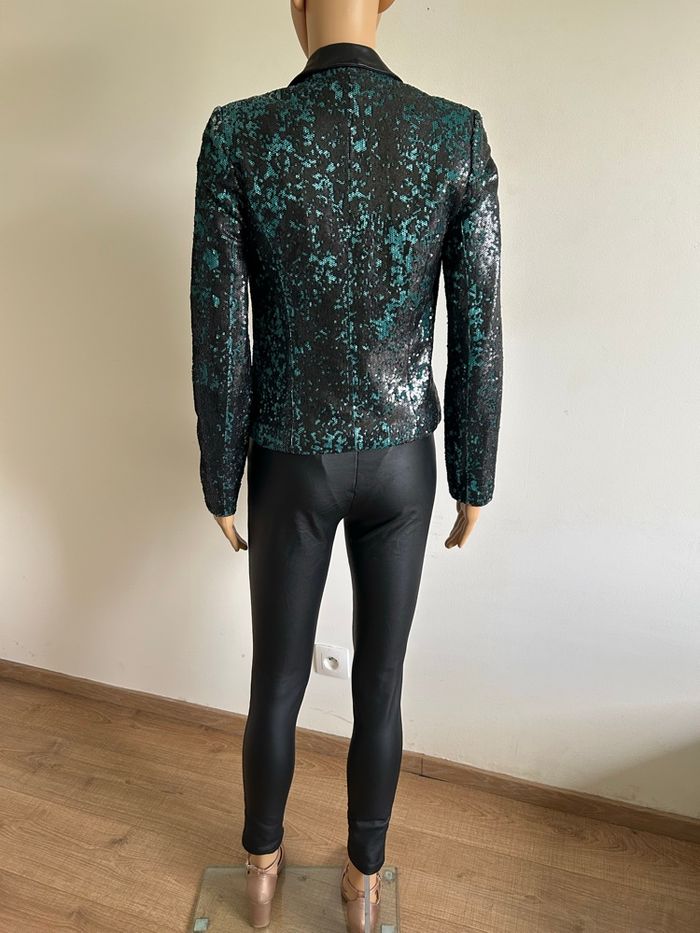 Blazer en sequins Kookai taille 36 comme neuf - photo numéro 6