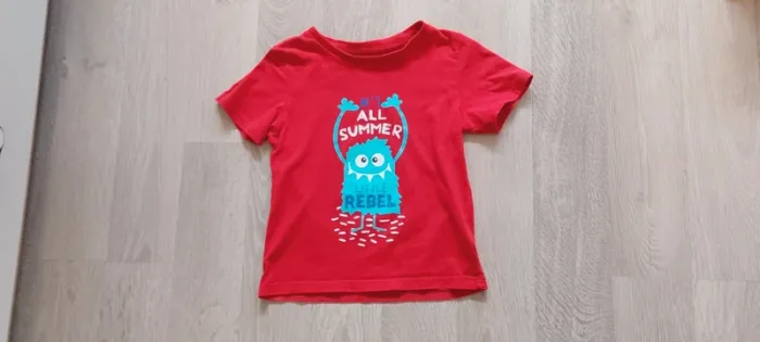 Pyjama garçon été tee-shirt short monstre taille 2-3 ans - photo numéro 3