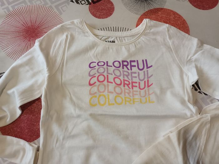 Lot 2 t-shirts manches longues 👧 taille 4 ans Neuf - photo numéro 3