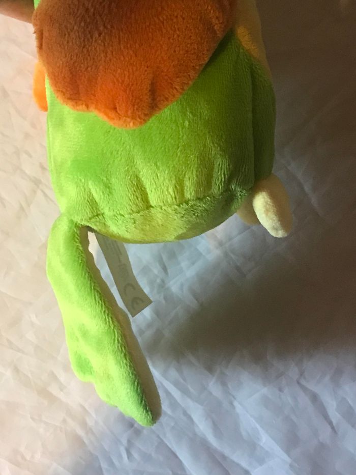 Petit Pélican Multicolore Oiseau Animal Faune Peluche Petits Enfants Bébés - photo numéro 4