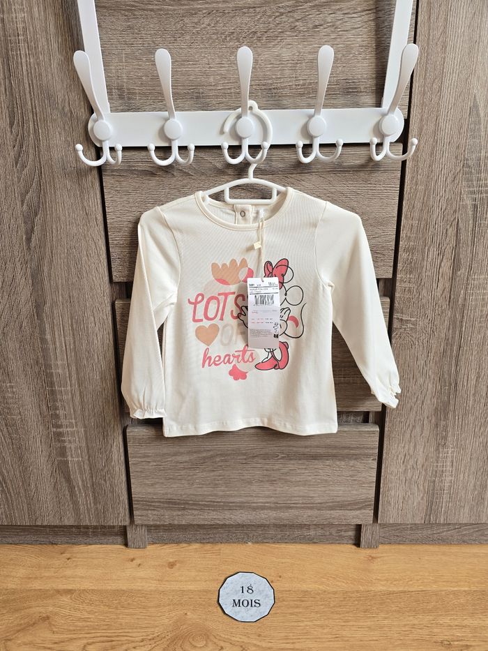 Vêtement Bébé Fille - T-shirt/ Haut Minnie - Disney - 18 mois 81 cm