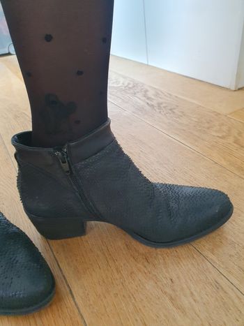 Bottine cuir