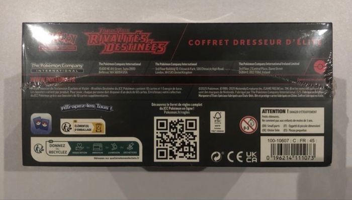 Coffret Dresseur Etb Rivalités et Destinées EV10 - photo numéro 4