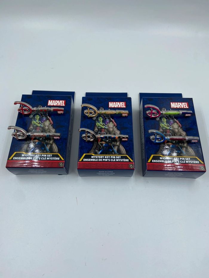 Collection Complète - Guardians of the Galaxy Mystery Key Pins