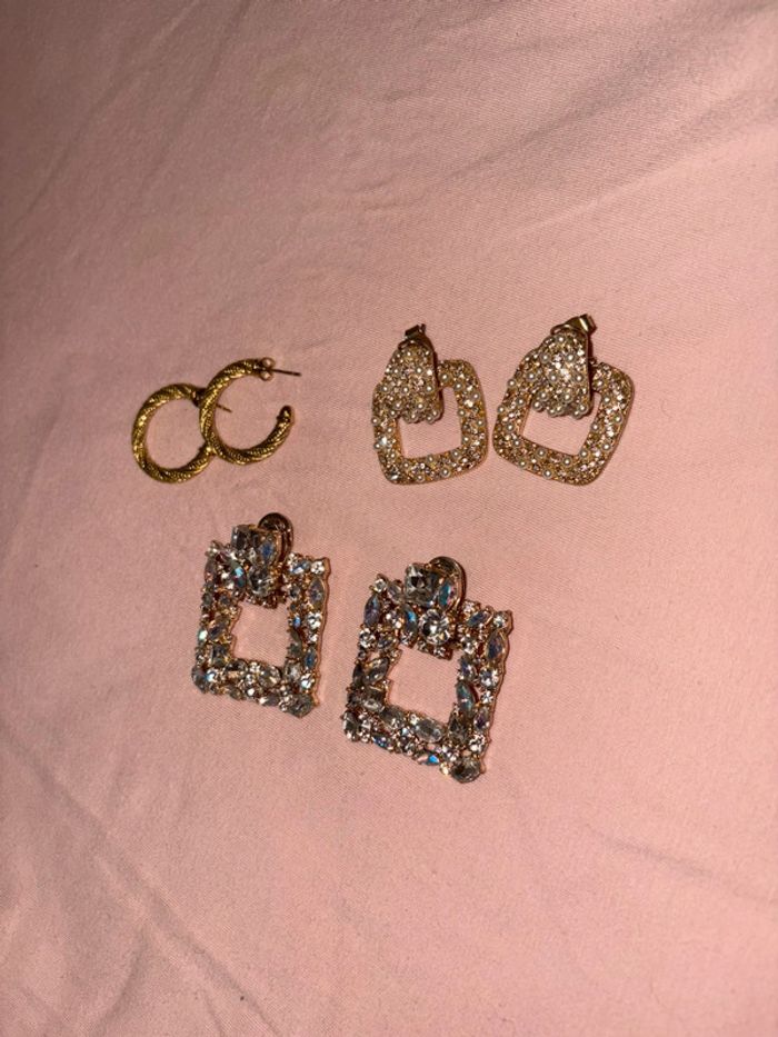 Lot de 3 paires de boucles d’oreilles Zara - photo numéro 5