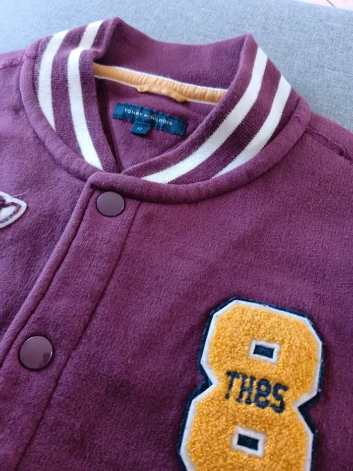 C53 veste violet Tommy Hilfiger 12 ans - photo numéro 3