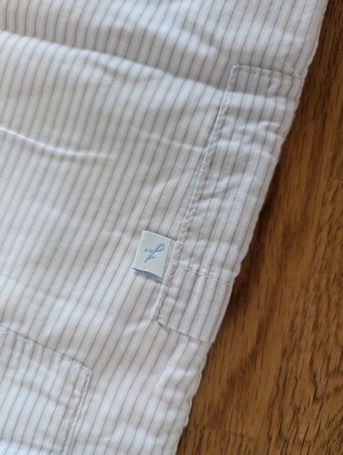 Salopette Jacadi - Rayures bleu ciel et blanc - photo numéro 3