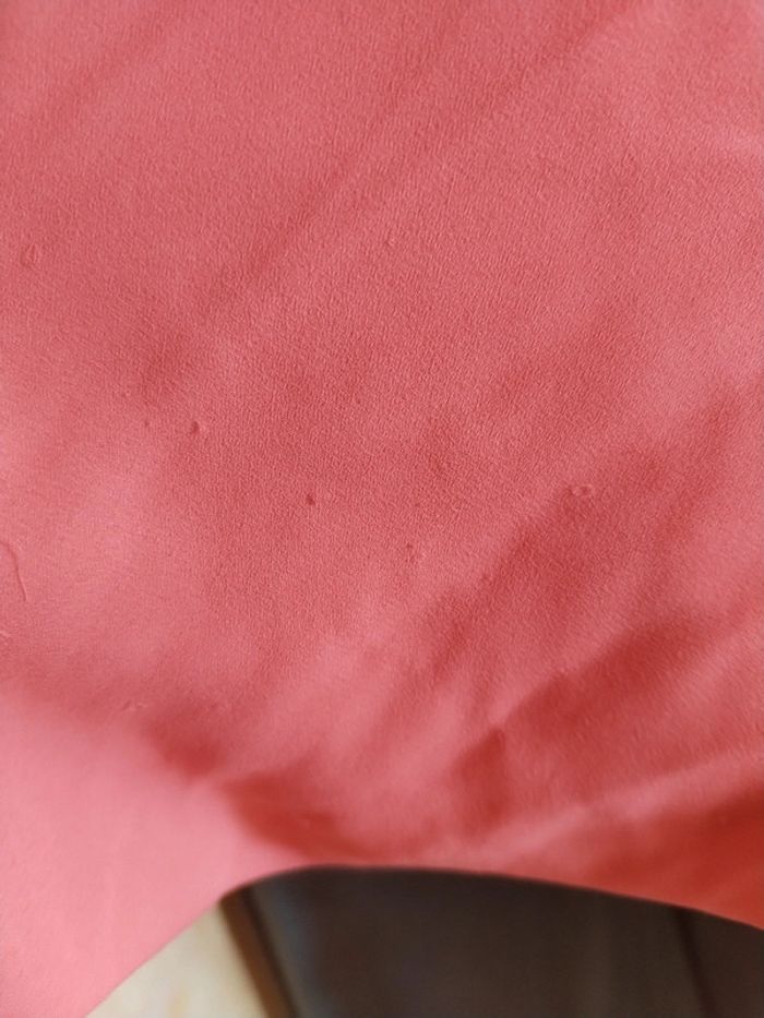 Haut , corail rose - sans manche taille 48 - photo numéro 4