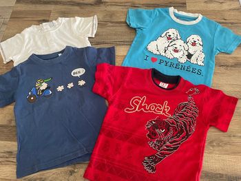 Lot 4 tee-shirts 2 ans