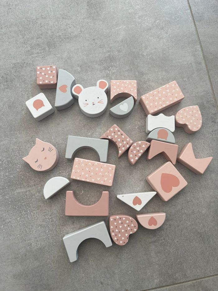 Puzzle 3 d chat et souris