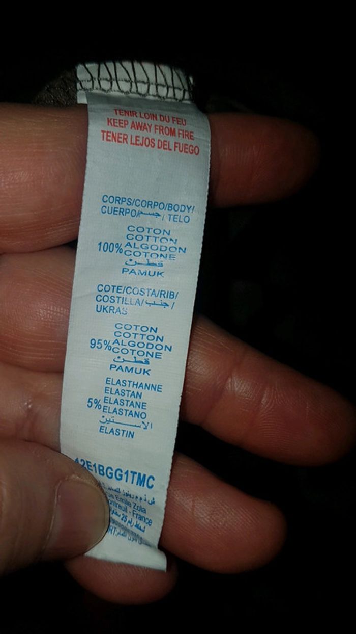 T-tshirt 12mois-74cm sergent major - photo numéro 5