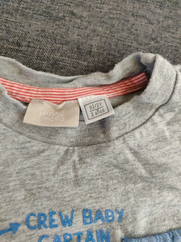T-shirt gris - photo numéro 2