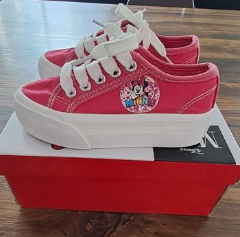 Baskets roses filles taille 26 Disney Minnie Mouse