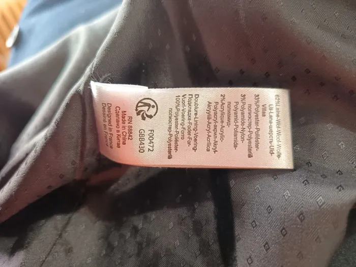 Caban homme doublé. Marque la Redoute (AZ78) - photo numéro 4