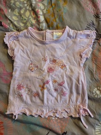 Tee-shirt fille 6 mois