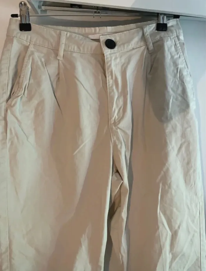 🌞 Pantacourt beige Camaïeu taille 38 – très bon état