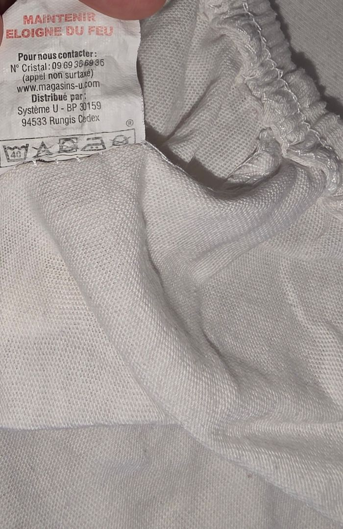 Drap housse lit a barreaux 120×60cm - photo numéro 3