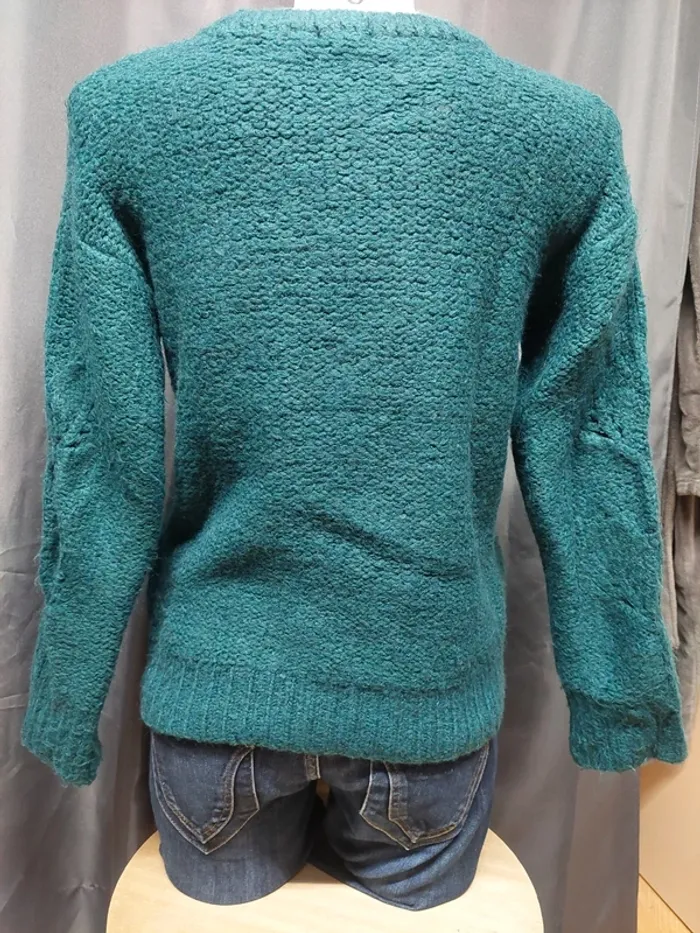 Pull vert Taille 34 - photo numéro 2