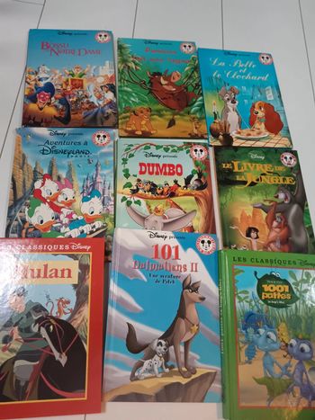 Lot livres Disney