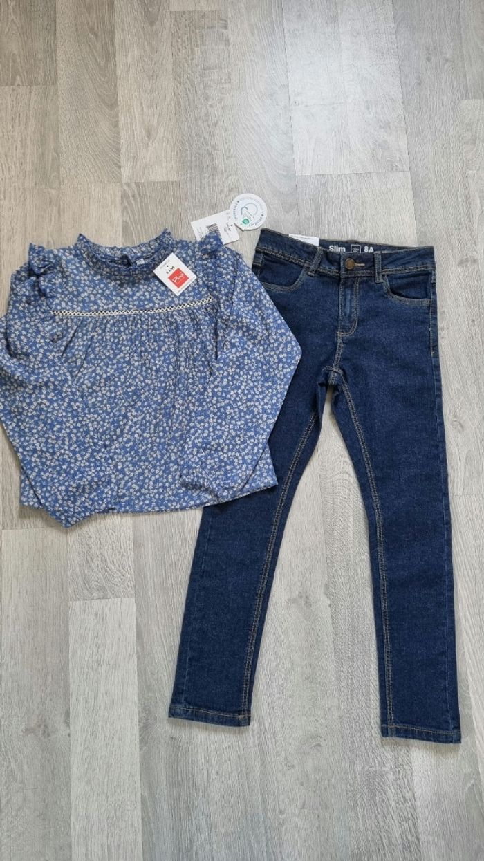 ensemble fille Neuf 8ans