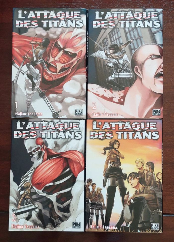 L'attaque des Titans 1 à 4 🇨🇵