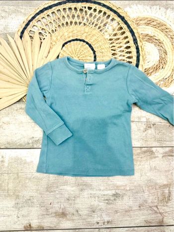 Teeshirt Zara manches longues 12/18mois