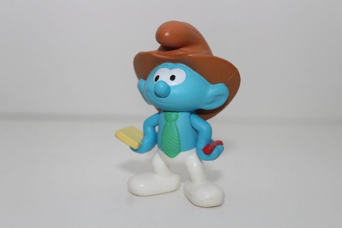 Figurine Shtroumpf Reporter