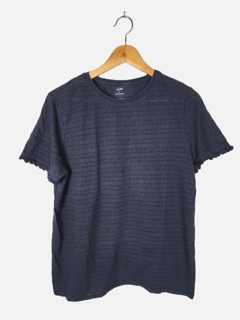 T-shirt Kiabi Noir Manches Courtes - Taille L