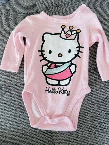 Body fille manches longues hello kitty