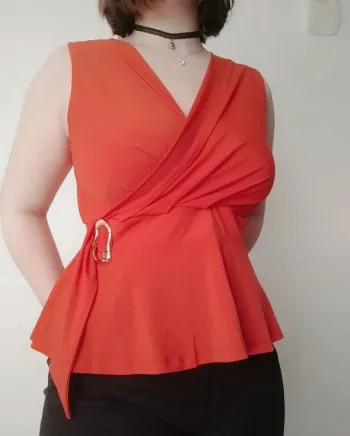 Haut orange fluo