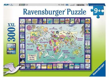 RAVENSBURGER PUZZLE 300 PIÈCES XXL LE MONDE 131907