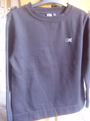 sweat molleton uni sans capuche