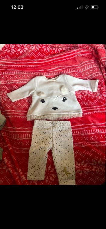 Ensemble bébé fille 1 mois