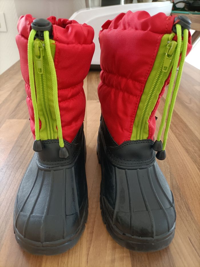 Bottes ski rouge et noires 32