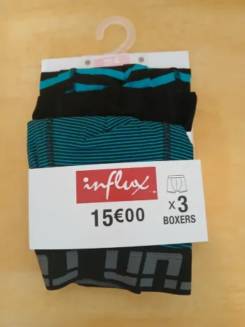 Lot de 3 boxers homme L