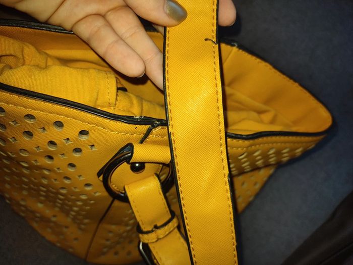 Sac à main moutarde - photo numéro 4