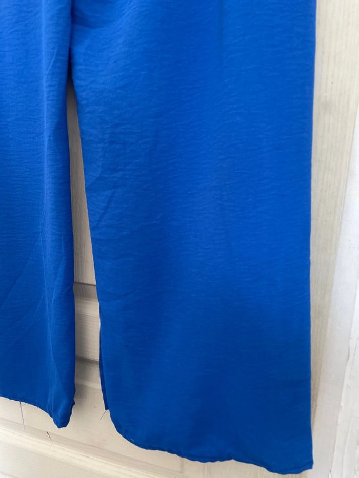 Pantalon en lin bleu 700 - photo numéro 2