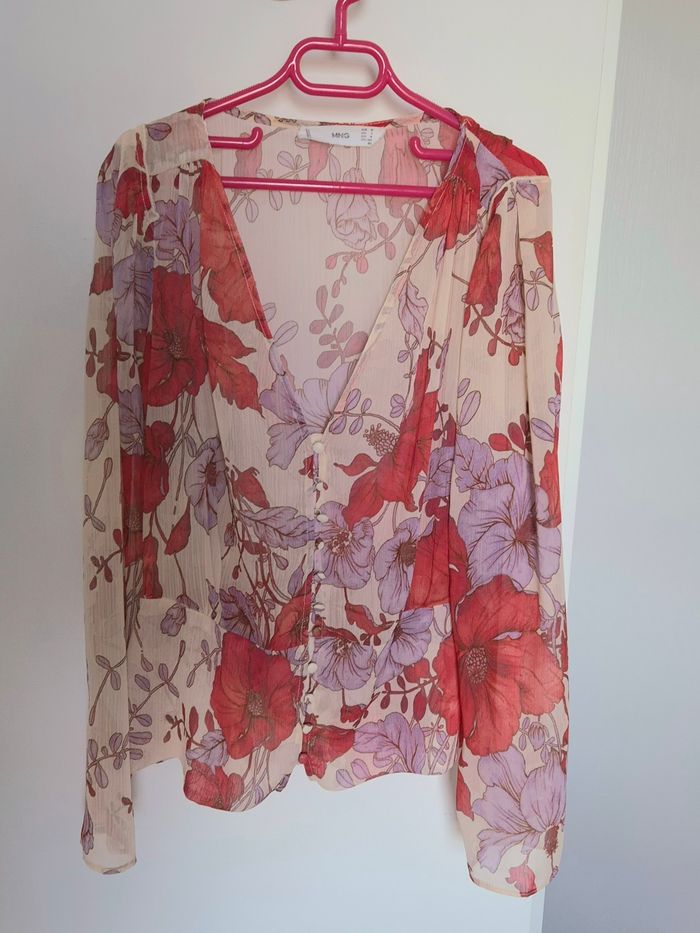 Chemise Mango fleurs