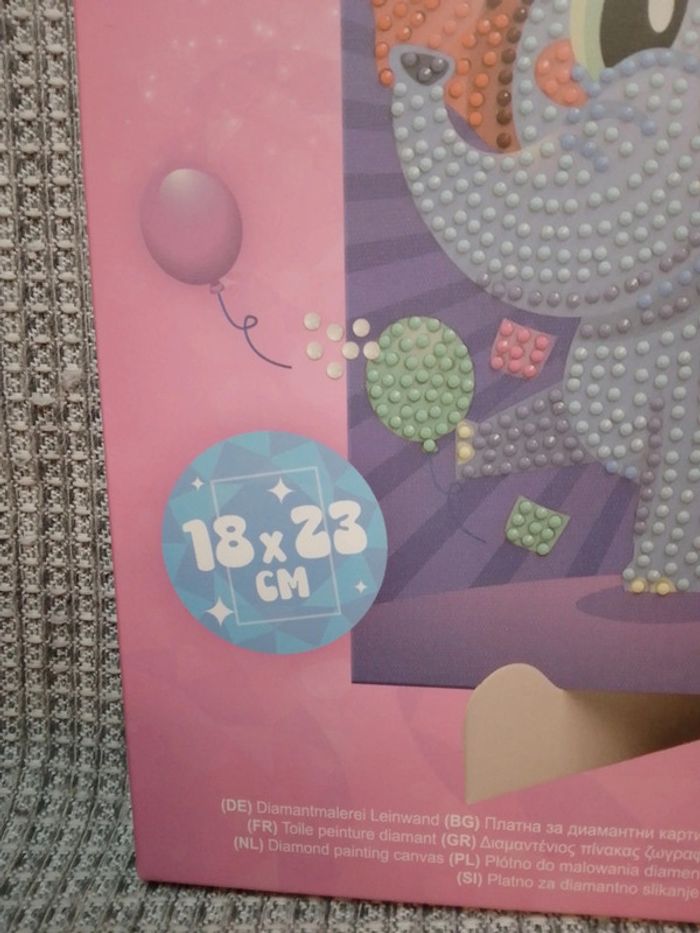 Toile peinture Diamond Painting "Éléphant" - photo numéro 3