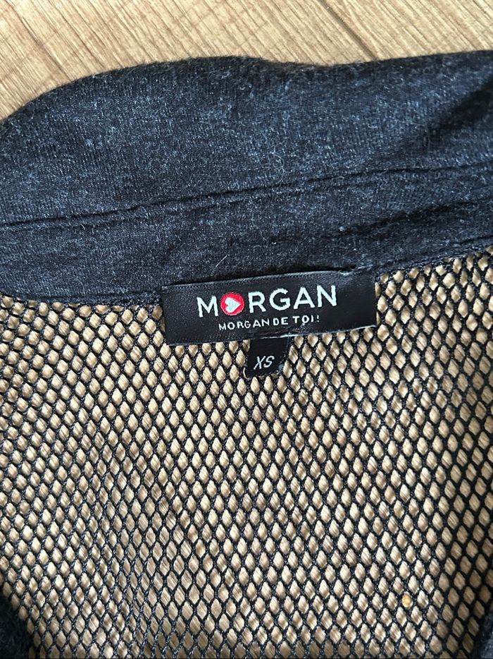 Pull gris foncé à manches longues Morgan taille XS TBE - photo numéro 9