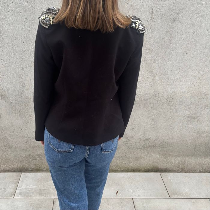 Blazer épaulettes sequins - photo numéro 4