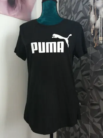 Tee-shirt noir de sport avec logo puma / puma / (L)