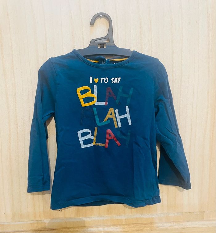 T-shirt manches longues kiabi 36 mois 90 - 97 cm