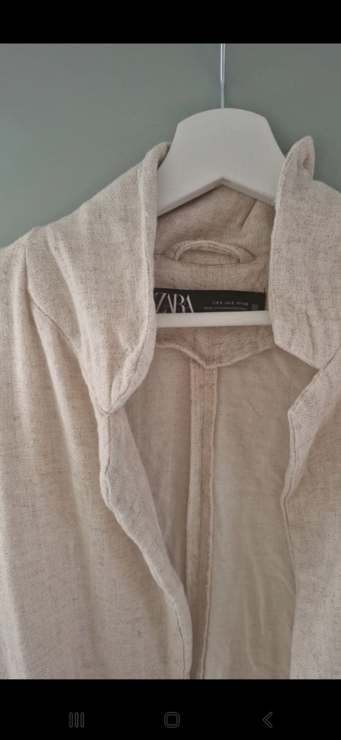 Veste Lîn Zara  Oversize - photo numéro 3
