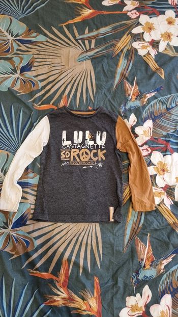 Pull fin tricolore 5 ans