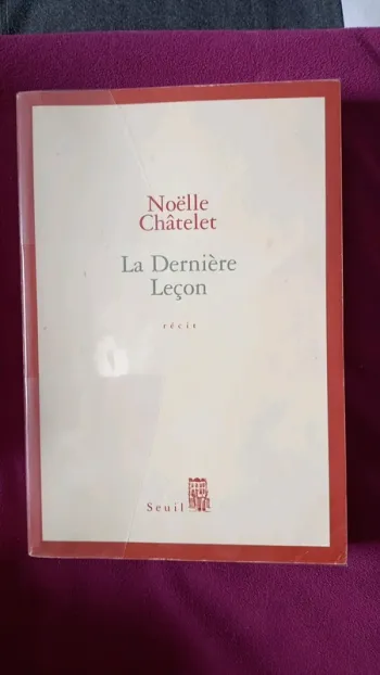 La dernière leçon, livre sur la fin de vie
